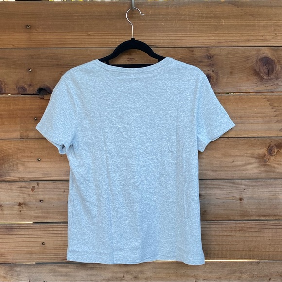 NWT! Sparkly cocktail design gray tee - Picture 2 of 5